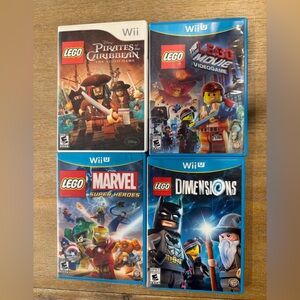 LEGO Wii U Game Set - Red, Blue, Black